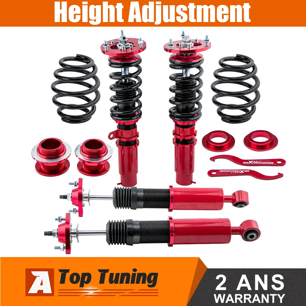 Coilovers Shock & Springs Set For BMW E46 3-Series 330i 98-05 Lowering Kit 316i 318d 320d 323i 325i 328i  Top Mount Front Rear