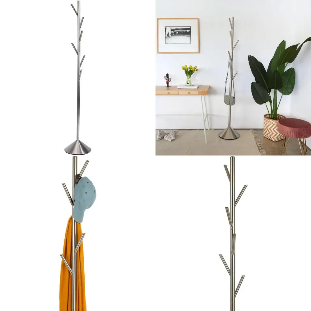 

Stainless Steel Autumn Coat Rack - Metal Clothes Hanger for Seasonal Storage