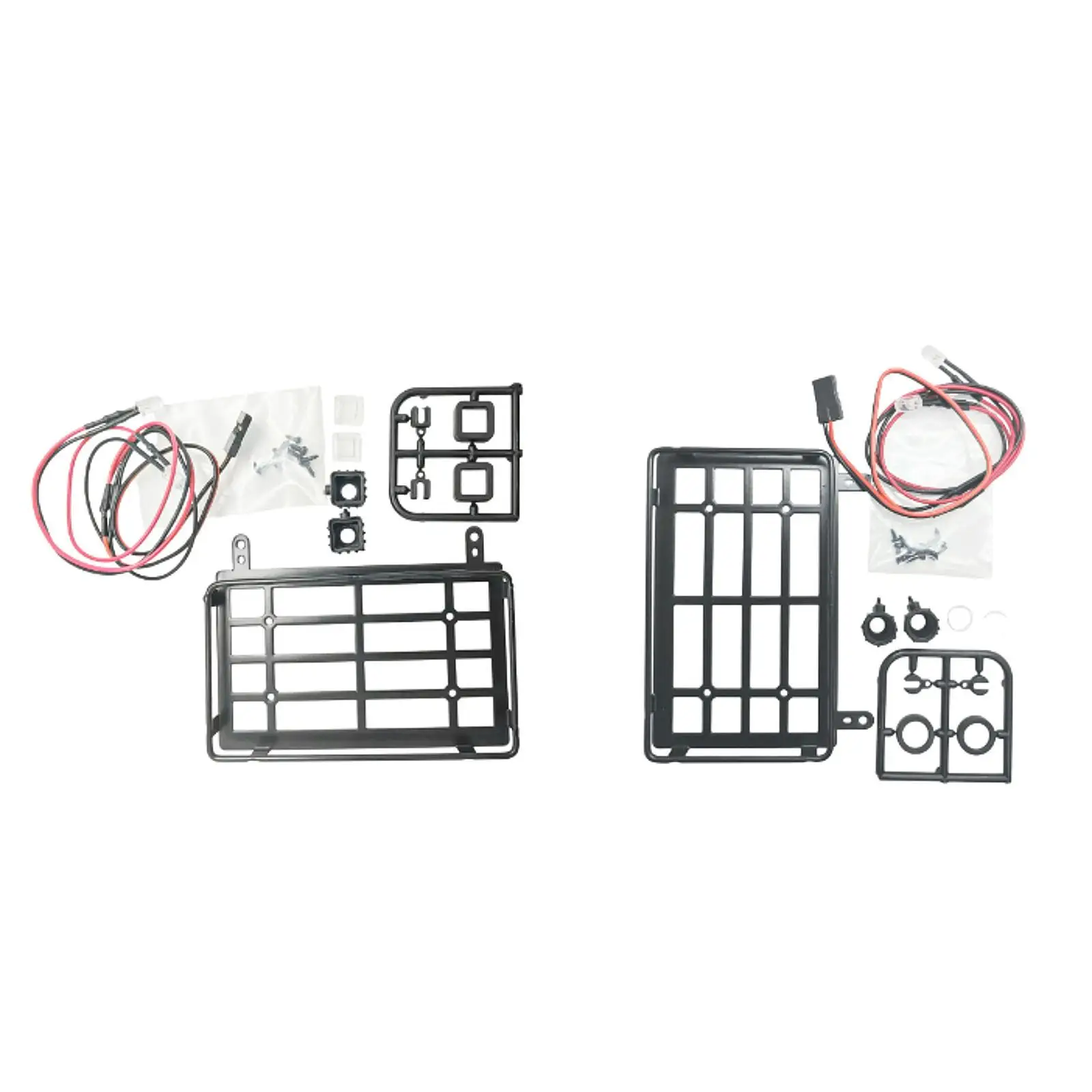 RC Roof Luggage Carrier with Lights Easy to Install Replaces Upgrade Parts for