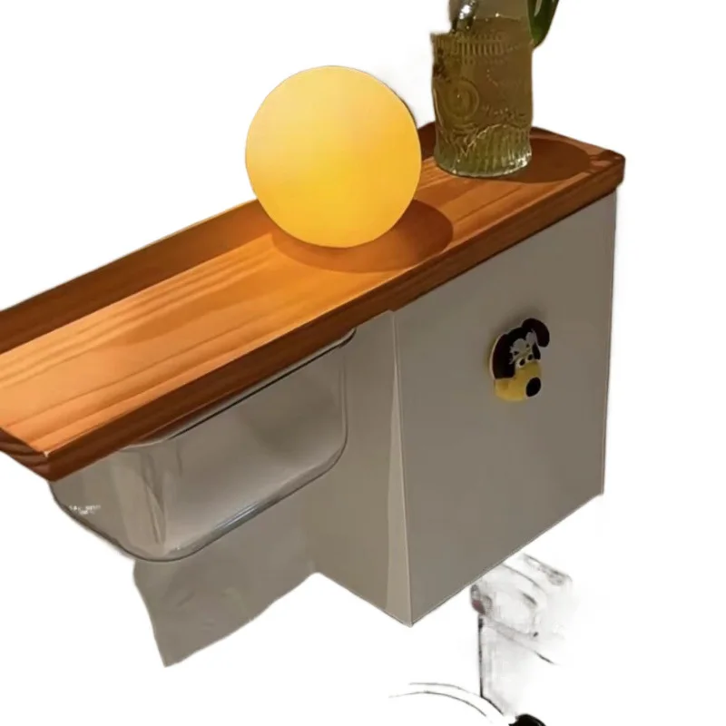 

Bathroom tissue storage box, hanging storage, waterproof storage transparent