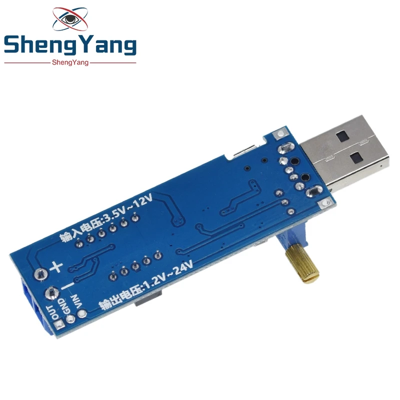 1PCS DC-DC 5V to 3.5V / 12V USB Step UP / Down Power Supply Module Adjustable Boost Buck Converter Out DC 1.2V-24V image 5