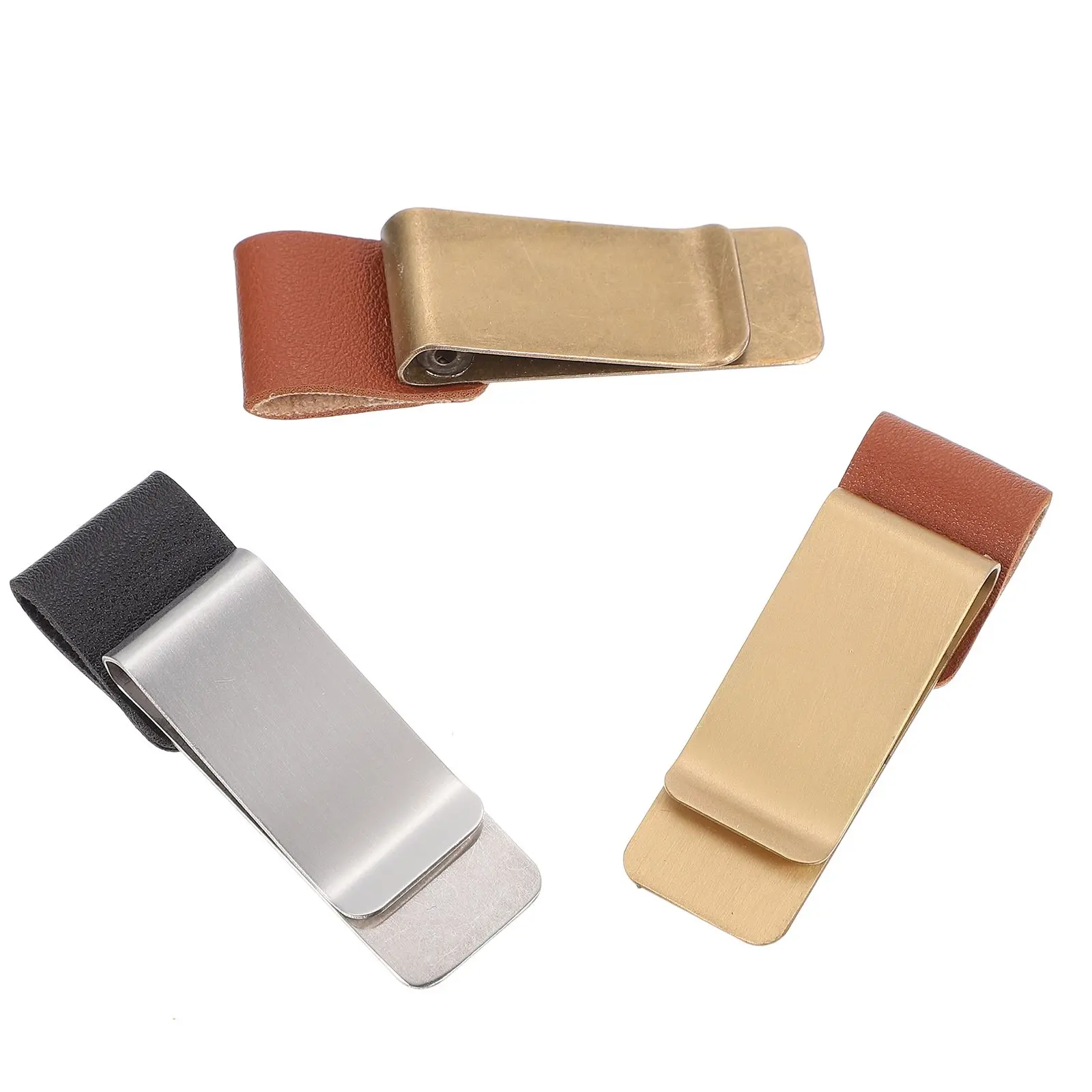 

3 Pcs Metal Bill Holder Paper Clips Professional File Office Supplies Stainless Steel Document Binder Clamps Storage Solution