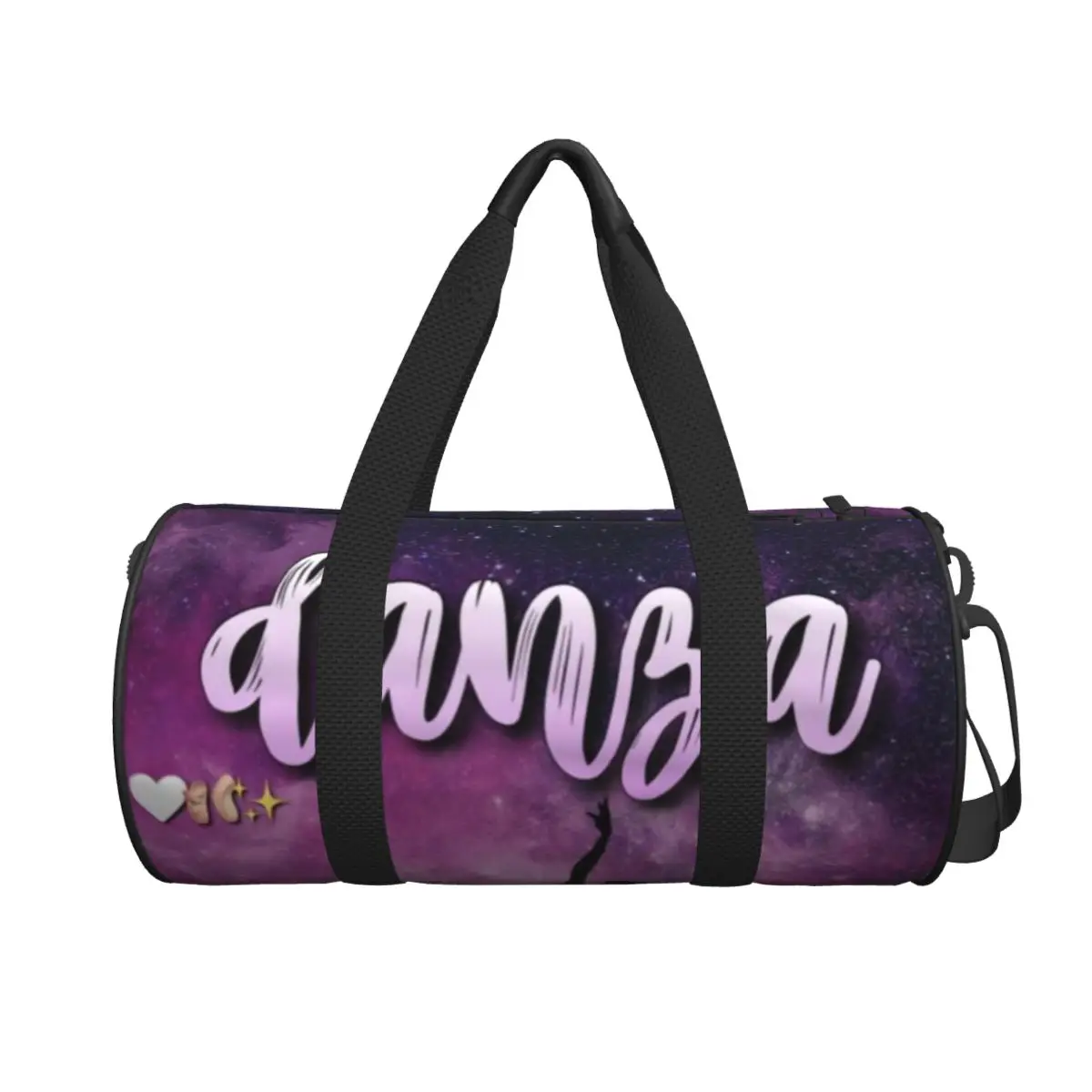 Dancer Just Dance Round Large Capacity Travel Duffel Bag, Handheld travel bag, lightweight storage luggage bag