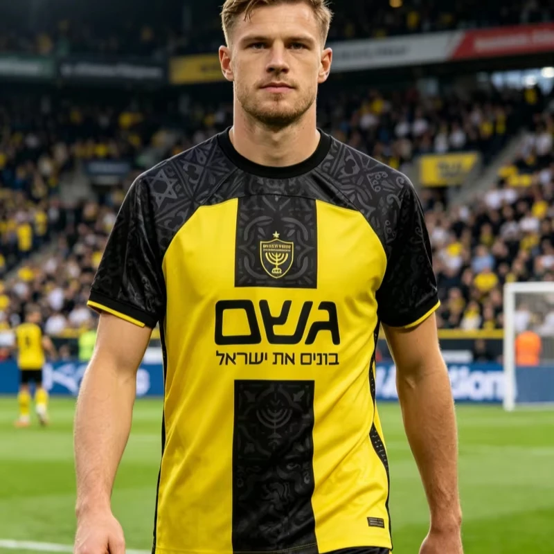 2026 Hot Israel Beitar Jerusalem Home Jersey Summer Children's Quick-Dry Breathable Sports T-shirt Men's & Women's Training Wear