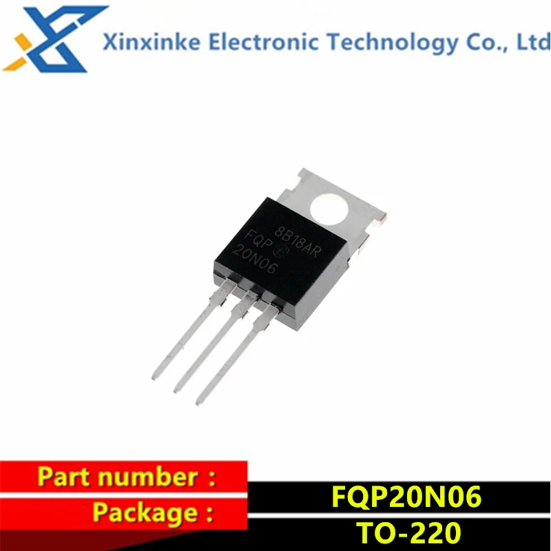 

5PCS FQP20N06 20N06 TO-22O N-channel MOS Transistor Field Effect Transistor 60V 20A