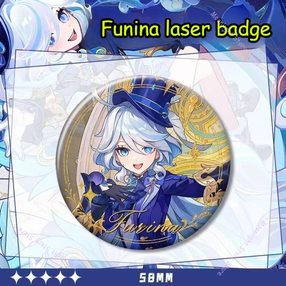 1/6 шт. Genshin Impact аниме мерч значок Funina Fukalos рюкзак Шарм декоративные аксессуары подарок на день рождения для фанатов коллекционный