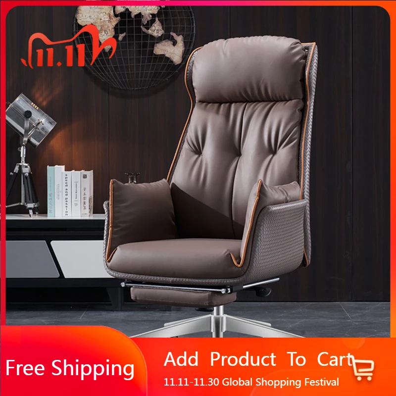 

Comfortable Ergonomic Office Chair Throne Computer Modern Mobile Office Chair Nordic Arm Designer Sillas Oficina Home Furniture