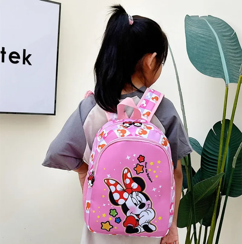 Cute Minnie Children Backpack Kids Girls Cartoon Kindergarten School Bags Children Girls\' Backpacks