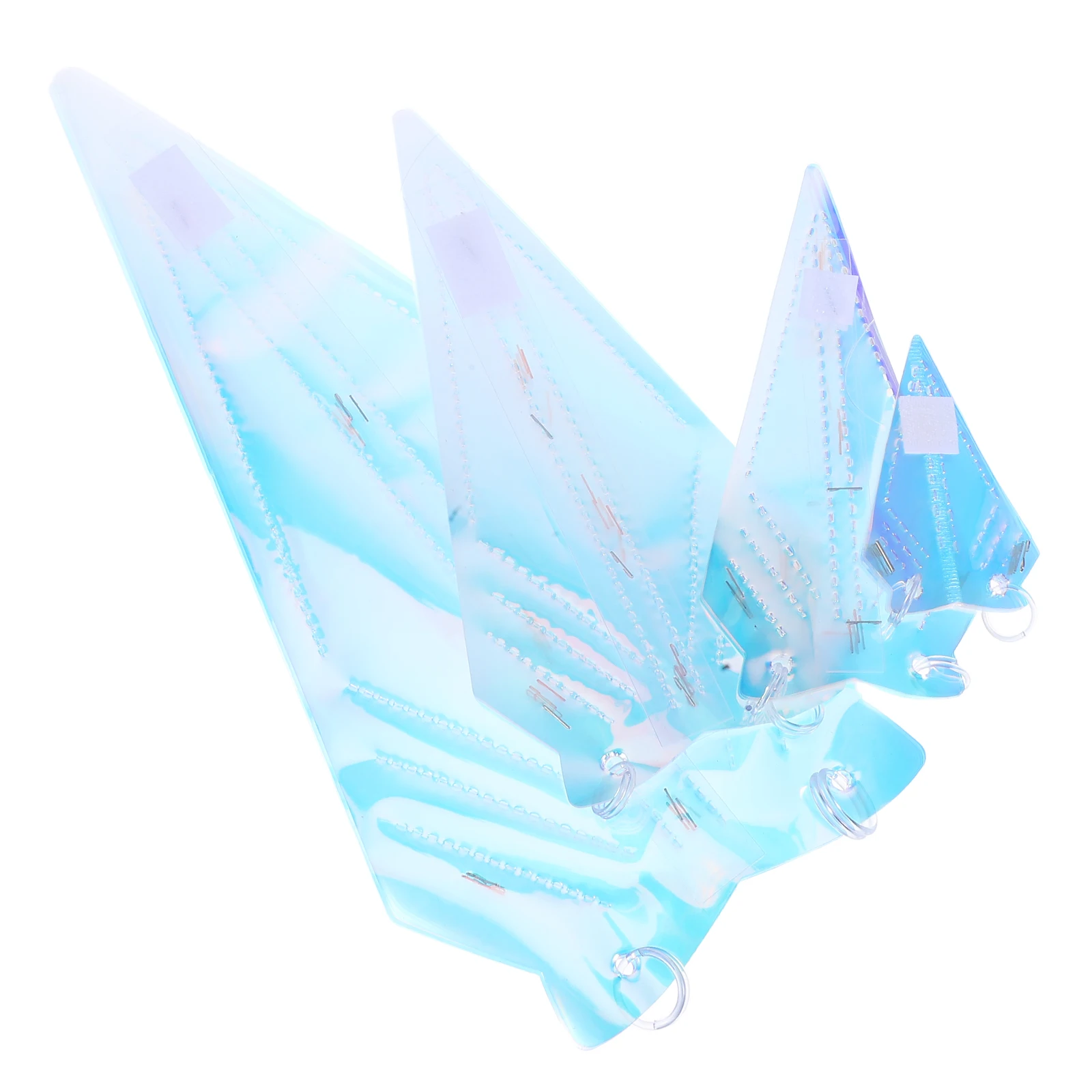 

4Pcs Stunning Iridescent Star Ceiling Decorations For Christmas Tree Party Supplies Wedding Backdrop