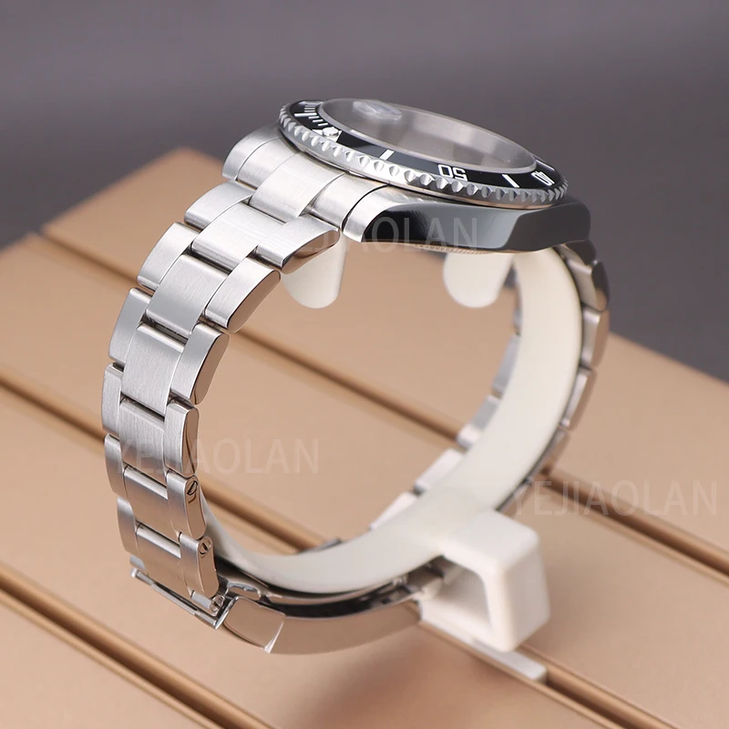 40Mm Submariner Nam Đồng Hồ 316L Thép Không Rỉ Mặt Kính Sapphire Cho Nh34 Nh35 Nh36, 38 Chuyển Động 28.5Mm Mặt Số Daytona