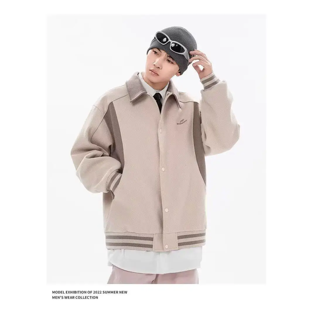 

American Sle Baseball Jaet Men's Autumn 2025 New Korean Version Trendy Vintage Loose Casual Outerwear Versatile