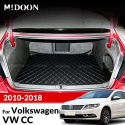 Car Trunk Mat For VOLKSWAGEN VW CC 2010 2011 2012 2013 2014 2015 2016 2017 2018 Custom Car Accessories Auto Interior Decoration