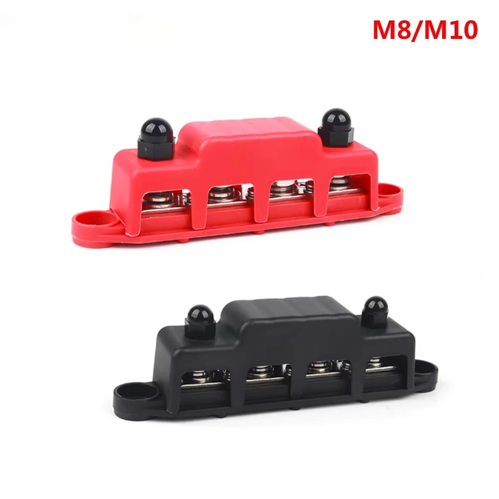 Off-road RV boat bus confluence line positive and negative pole wiring M8M10 wiring studs for AC and direct flow