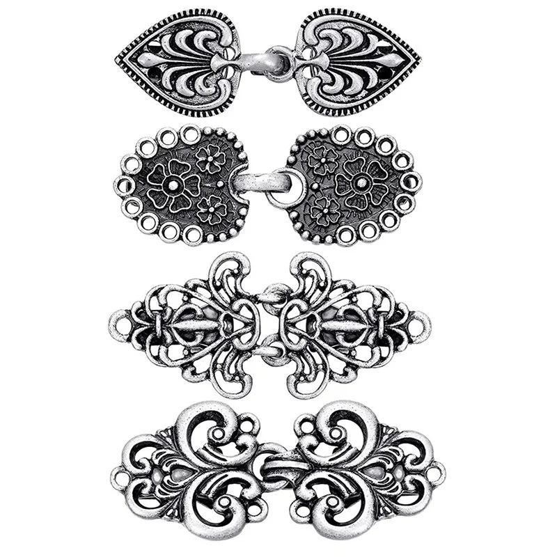 Hot-selling Hanfu Zi Mu Buckle Ancient Style Chinese Cheongsam Collar Plate Buckle Coat Fur Pair Buckle Brooch Accessories
