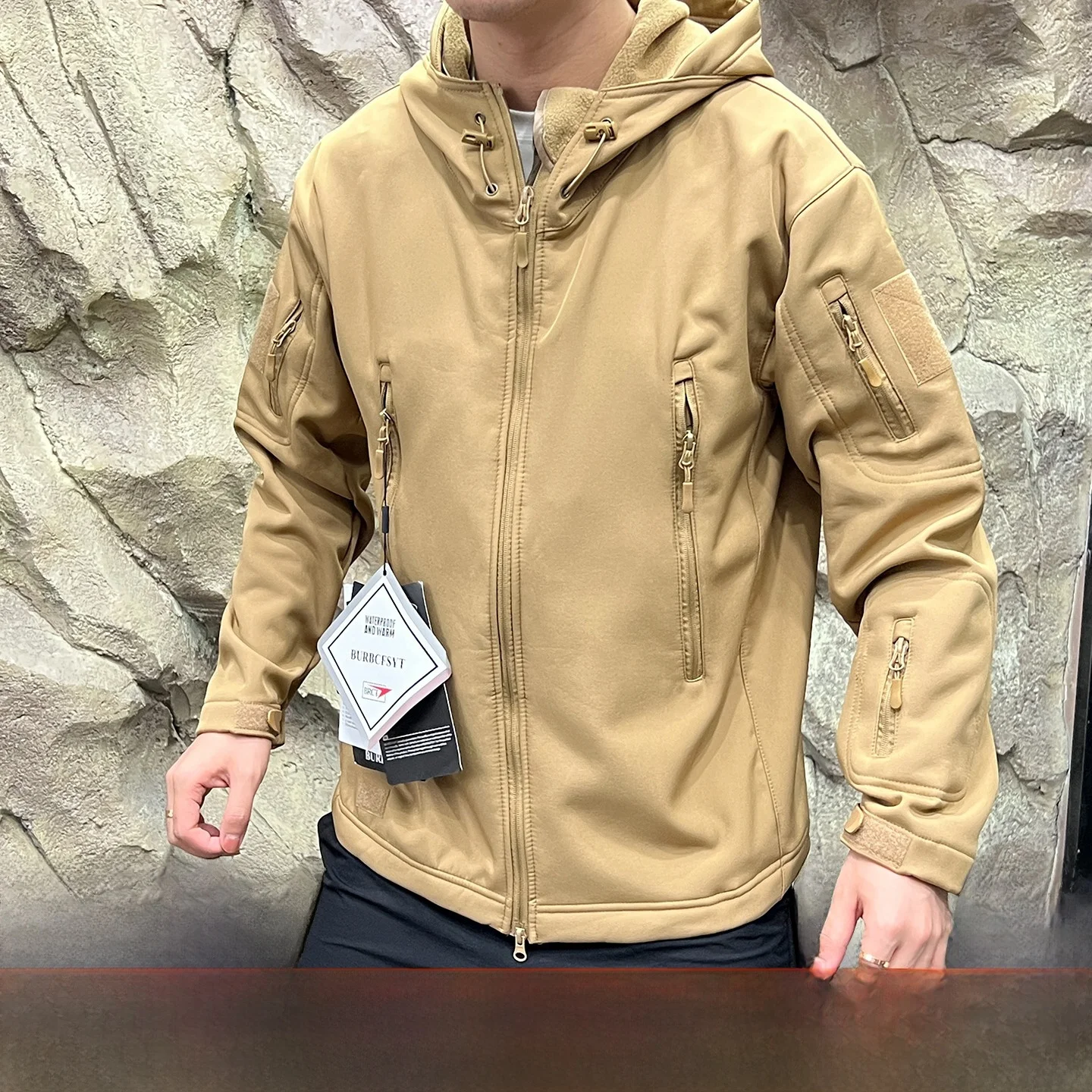 

Тактическая серия Executive, 3D индивидуальная дышащая мужская мягкая куртка на подкладке, осенне-зимняя водонепроницаемая верхняя одежда