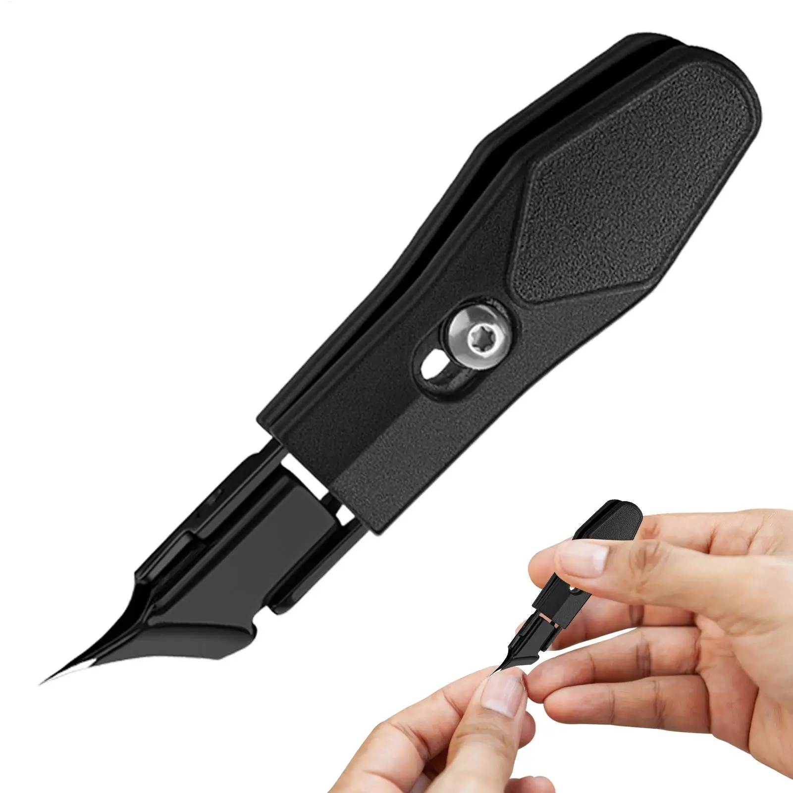 Gebogener Nagelknipser, diagonaler Nagelknipser, Präzisionsschneider, Entferner, Trimmer, Pflegewerkzeug für Senioren, professionelle Reisen nach Hause