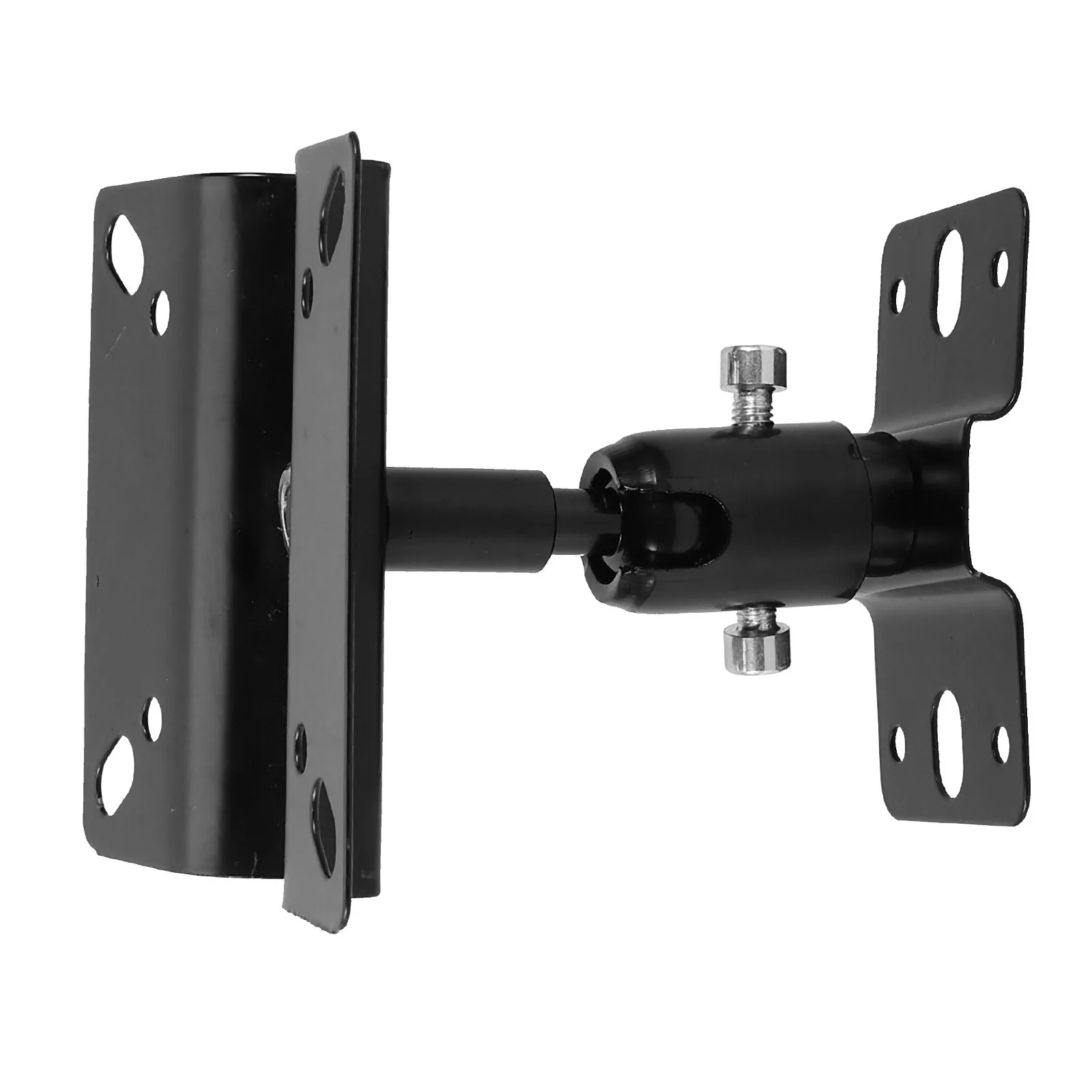 

Speaker Wall Mount Adjustable Bracket Black Zinc Alloy Sturdy Reliable Surround Sound Speaker Accessories Shelf Mount Brackets