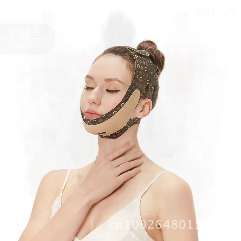 Three Generations Presbyopic Face Bandage Mask - V Face Lifting Double Chin Shaper Non-Electric Sleeping Beauty Mask