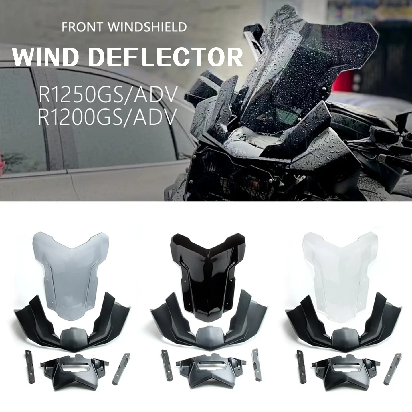 Motorcycle Rally Rooster Head New Windscreen For BMW R1250GS R1200GS R 1250 1200 GS ADV Windshield Wind Deflector Spoiler Cover