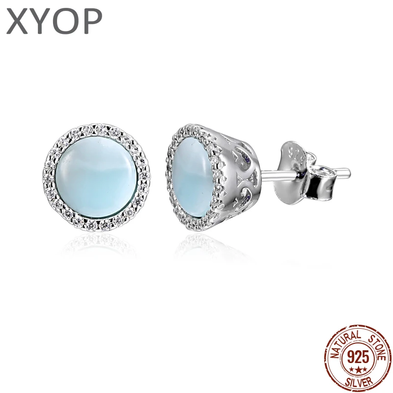 

Круглые минималистичные серьги XYOP 1425, модные ювелирные изделия из стерлингового серебра 925 пробы для повседневного использования, незаменимый комплект