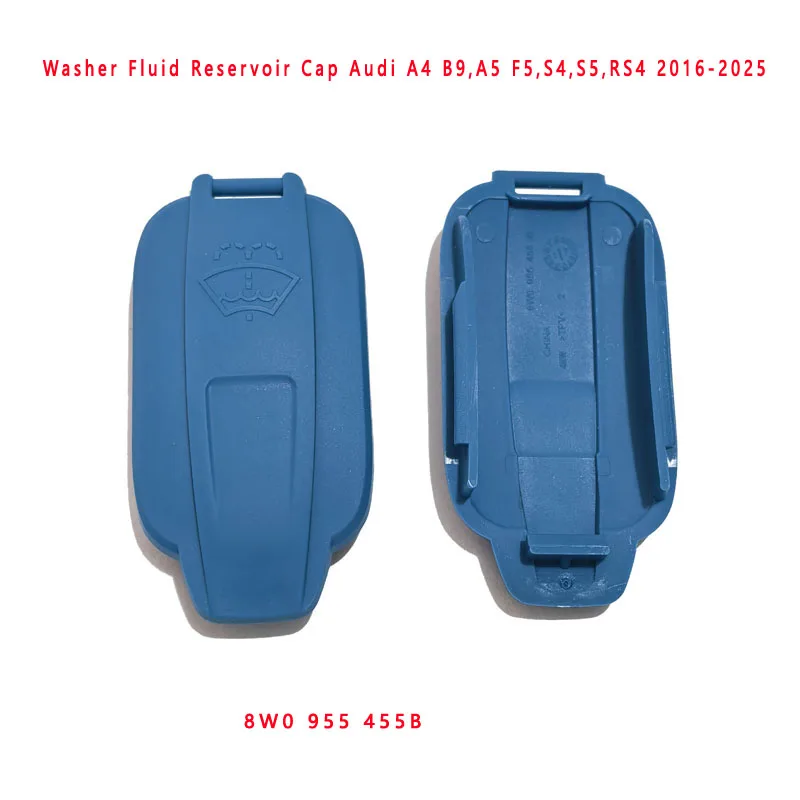

Car Glass Water Kettle Cap 8W0955455B Engine Washer Fluid Reservoir Cover Fit Audi A4 A5 S4 S5 RS4 Windshield Washer Tank Lid