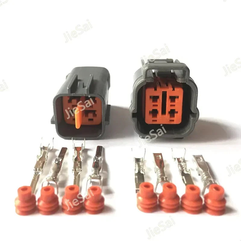 Conectores Automotrices de Sensor de Oxígeno de 4 Pines 6195-0018 6195-0015, Hembra y Macho, para Sumitomo
