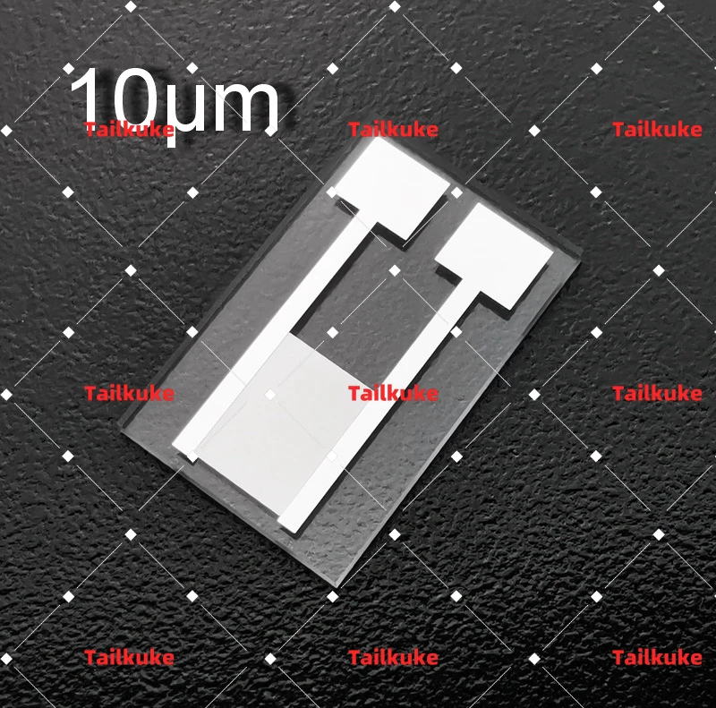 10um البلاتين الصليب الاصبع القطب Pt الكوارتز الزجاج الغاز الرطوبة الاستشعار البيولوجي