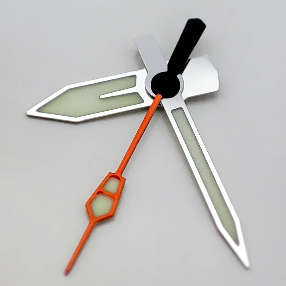 NH35มือที่มีคุณภาพสูงนาฬิกามือ C3เรืองแสงสำหรับ NH35/NH36การเคลื่อนไหวอะไหล่นาฬิกา