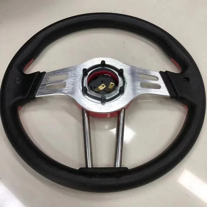 14.5 inch steering wheel racing pvc carbon fiber pattern universal personality steering wheel