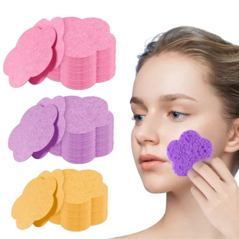 

SPA-Grade Cleansing Sponge Hypoallergenic Cellulose Facial Tool for Makeup Removal Mask Application Reusable