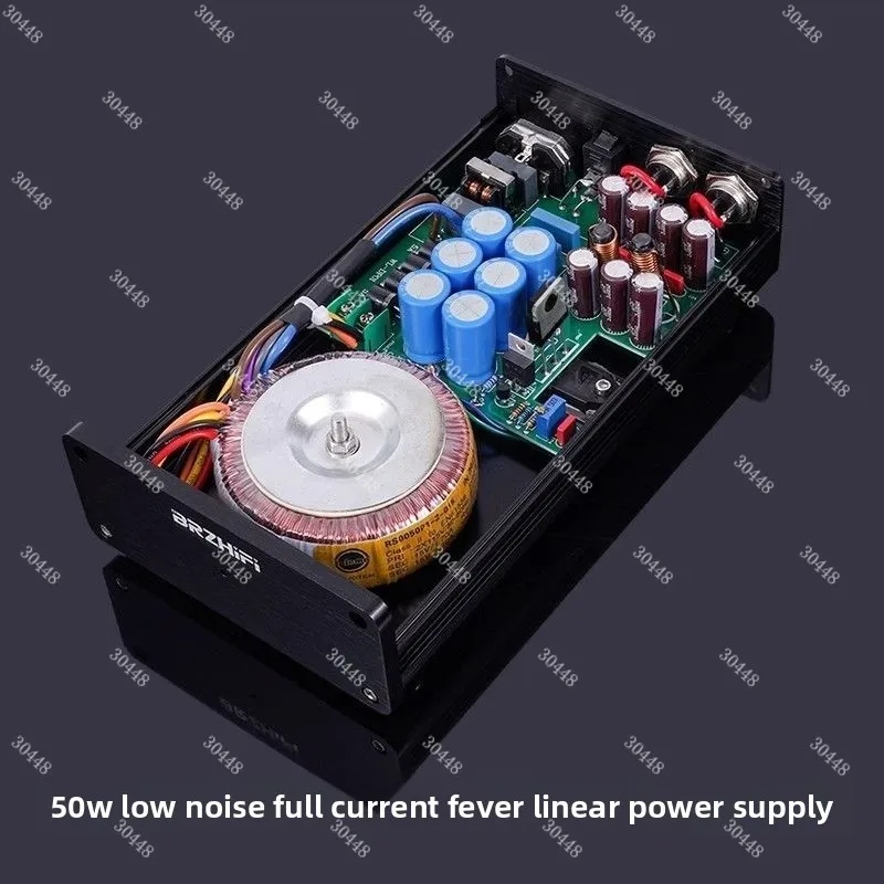 

50W DC12V Linear Regulated Power Supply Triple Filter for Hi-Fi Audio Amplifier NAS Router