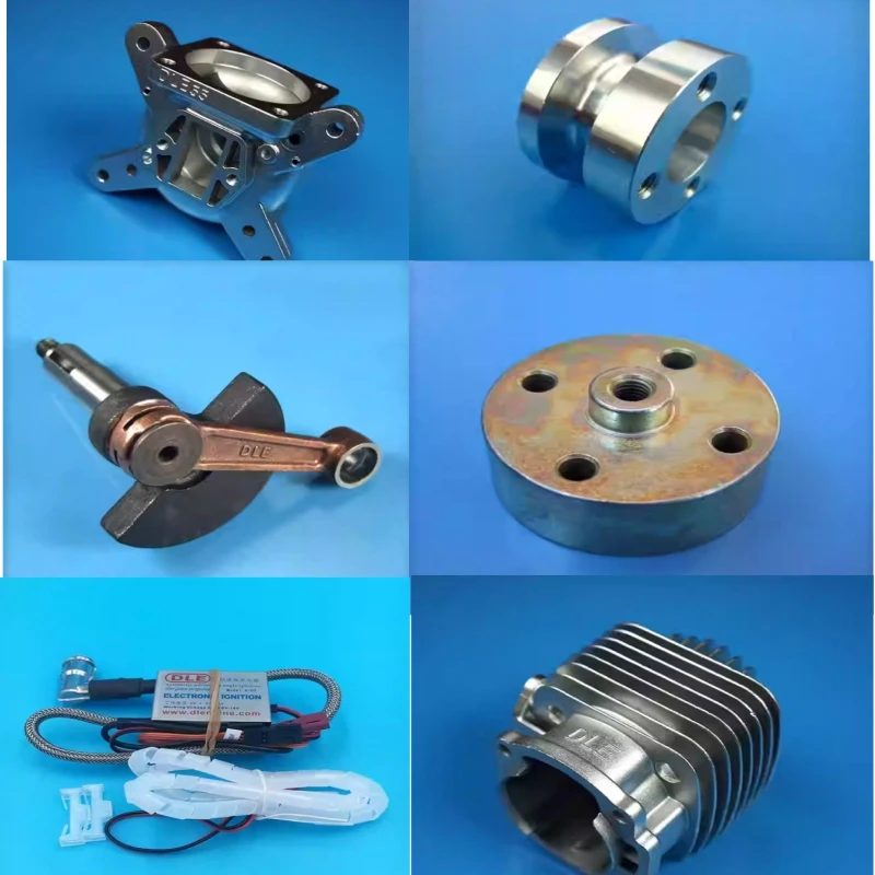 

Original Accessories for DLE55 Engine Crankcase Propeller Hub/Drilling Die Crankshaft Connecting Rod Igniter Cylinder