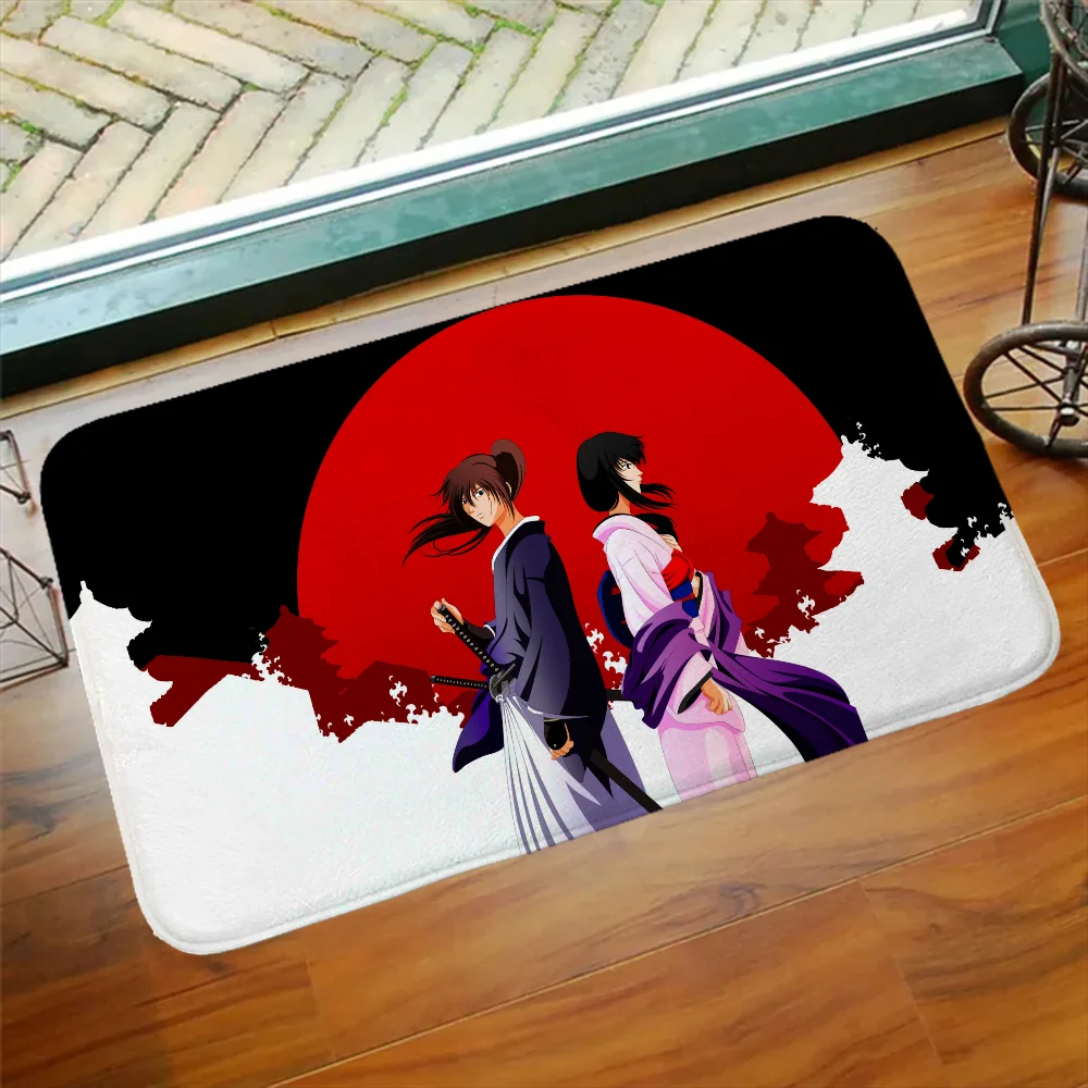 

Rurouni-Kenshin Customized Outdoor Doormat Entrance to Home Decor Items Room Rugs Carpet for Kitchen Rug Mat Carpets Floor Mats