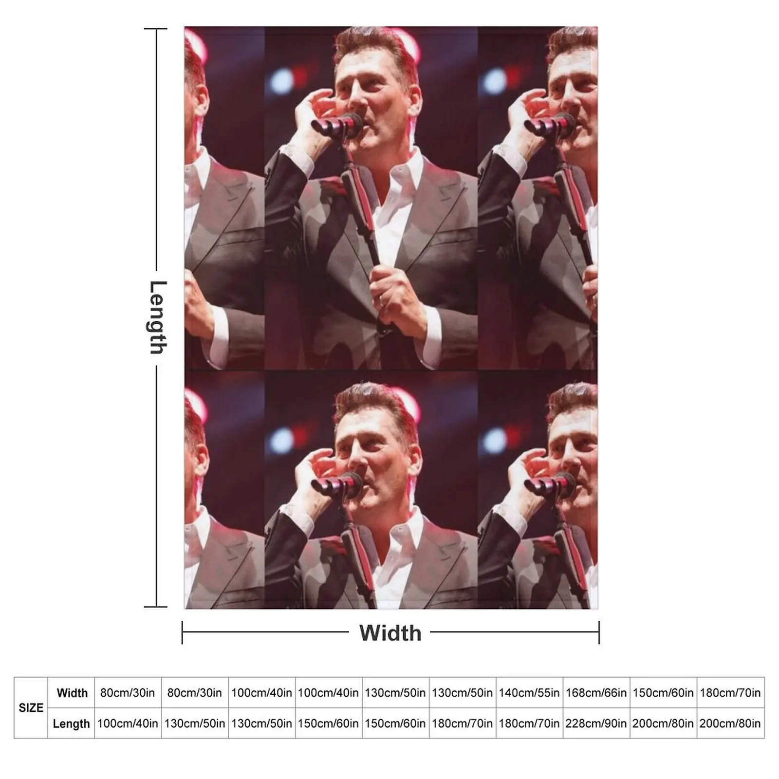 tony hadley retro Throw Blanket For Sofa Thin Thin Hairy Cute warm winter Giant Sofa Blankets