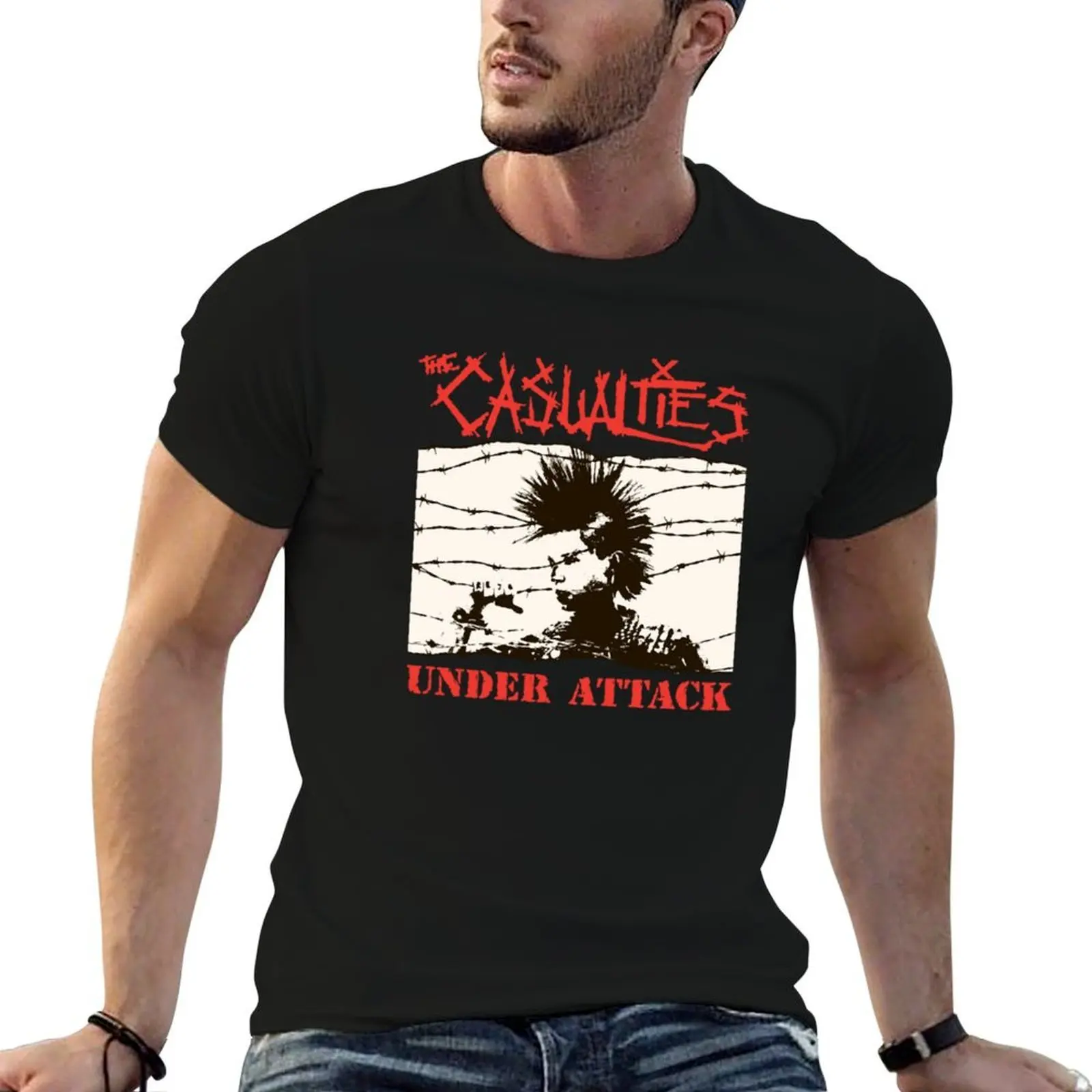 

t graphic shirt Casualties cotton cotton 100% men t shirts T-Shirt shirts funny t man The