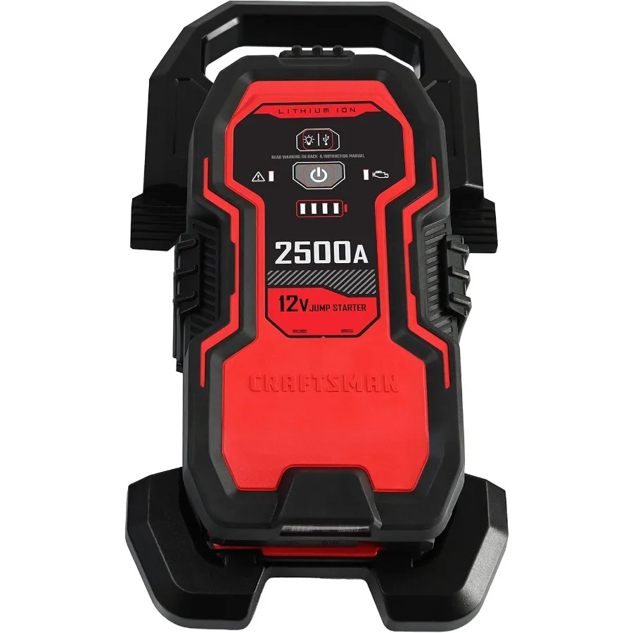 3in1 ليثيوم الانتقال كاتب وحزمة الطاقة المحمولة مع منفذ USB 2.4 أمبير وإضاءة LED مدمجة 2500 أمبير الذروة الحالية 12 فولت Ou #1