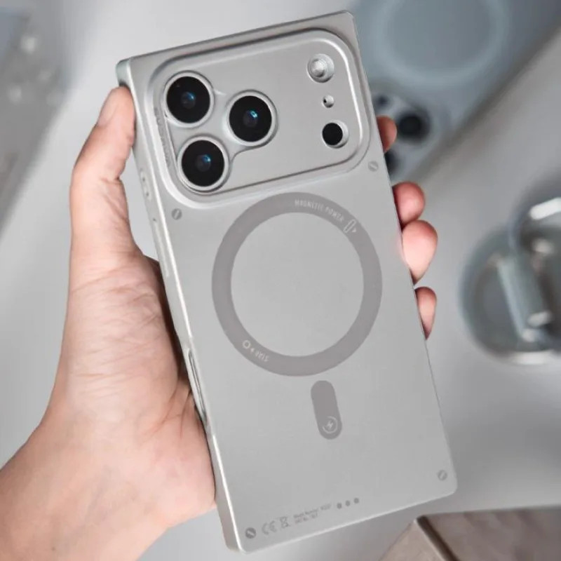 

WAKCAS frosted Cases for iPhone 17 Pro Max Matte Phone Cover Shock-proof Anti-drop Magnetic Phone Case MagSafe Protective Covers