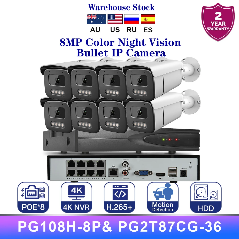 Smart 4K 8CH Cctv C…