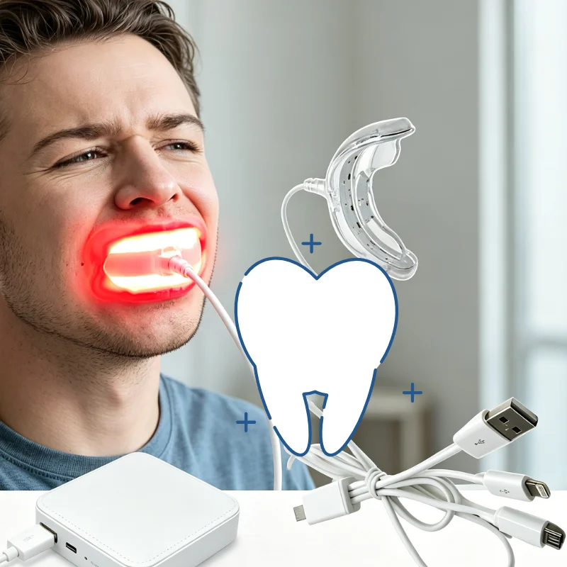 Teeth Sensitivity and Gum Disease Laser Device Red Light Regenerative Therapy for Dental Pain Relief Treatment Home Use