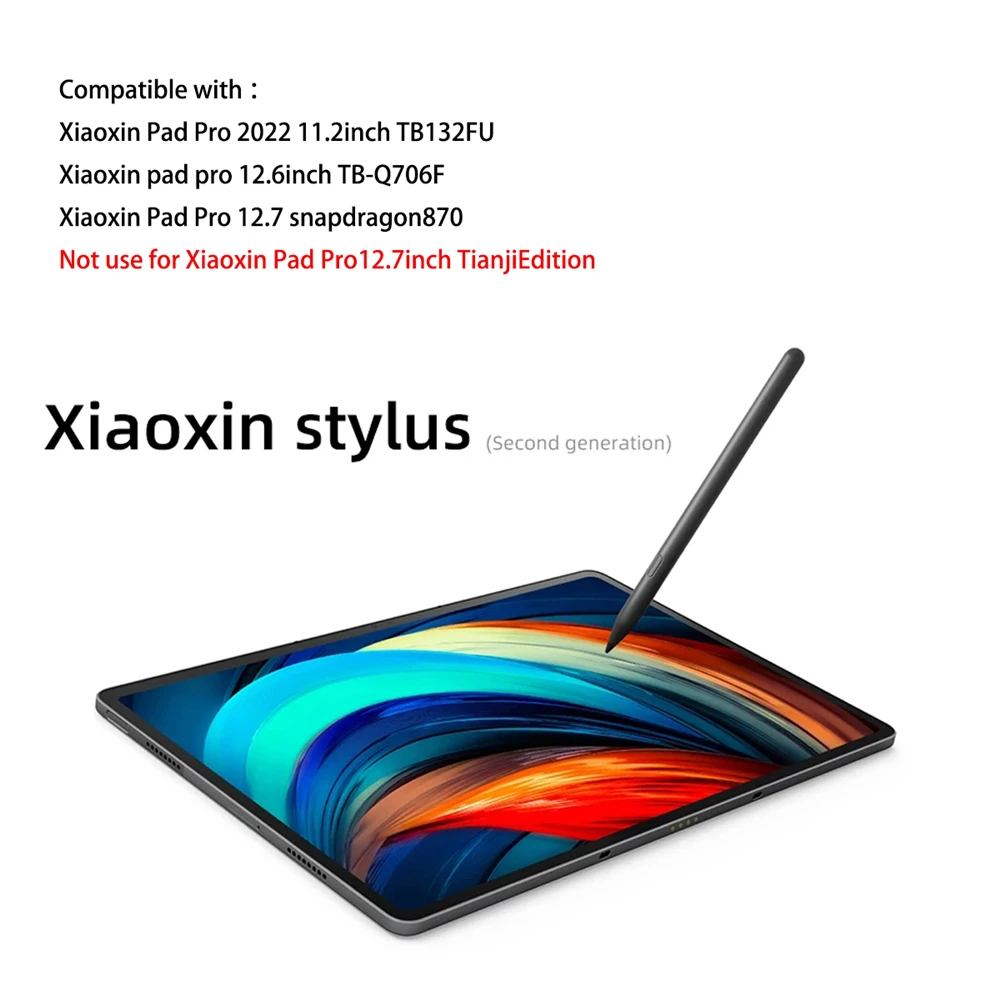 for Lenovo Stylus Tablet Pen for P11 Pro 2022 11.2 TB132FU for Xiaoxin Pad Pro 12.6 TB-Q706F/Pad Pro 12.7 snapdragon870