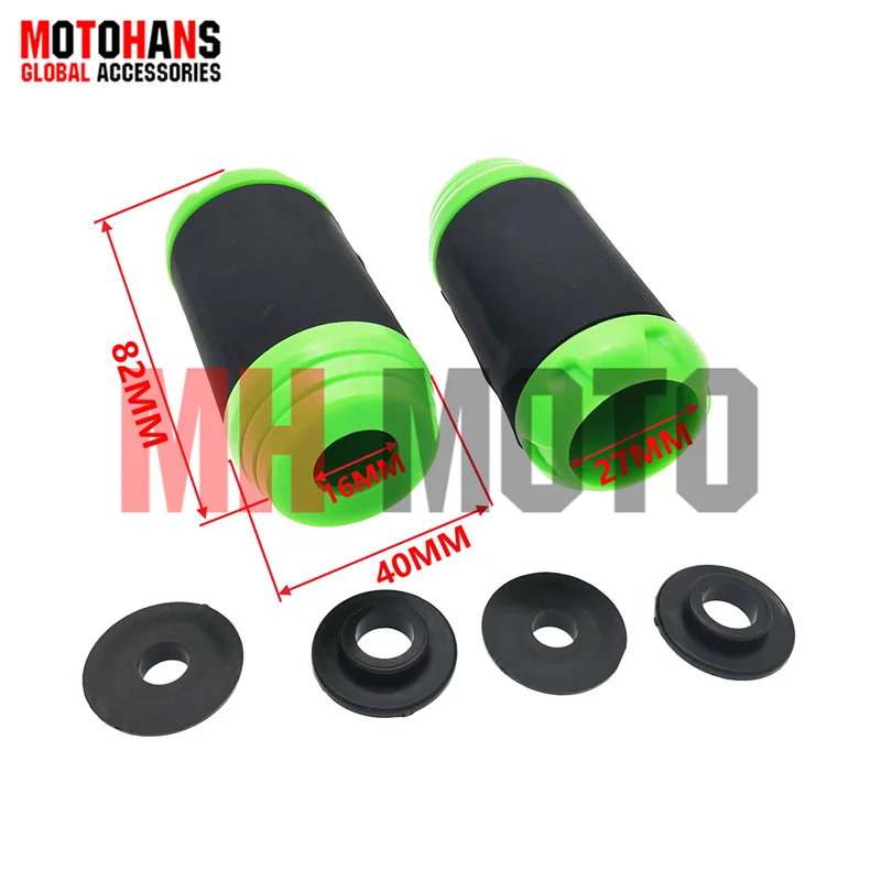 1 PAIR OF OFF-ROAD MOTORCYCLE MODIFIED CRASH BARS (WEAR/AGING-RESISTANT RUBBER TIPS) EASY INSTALLATION, STYLISH MOD CHOICE