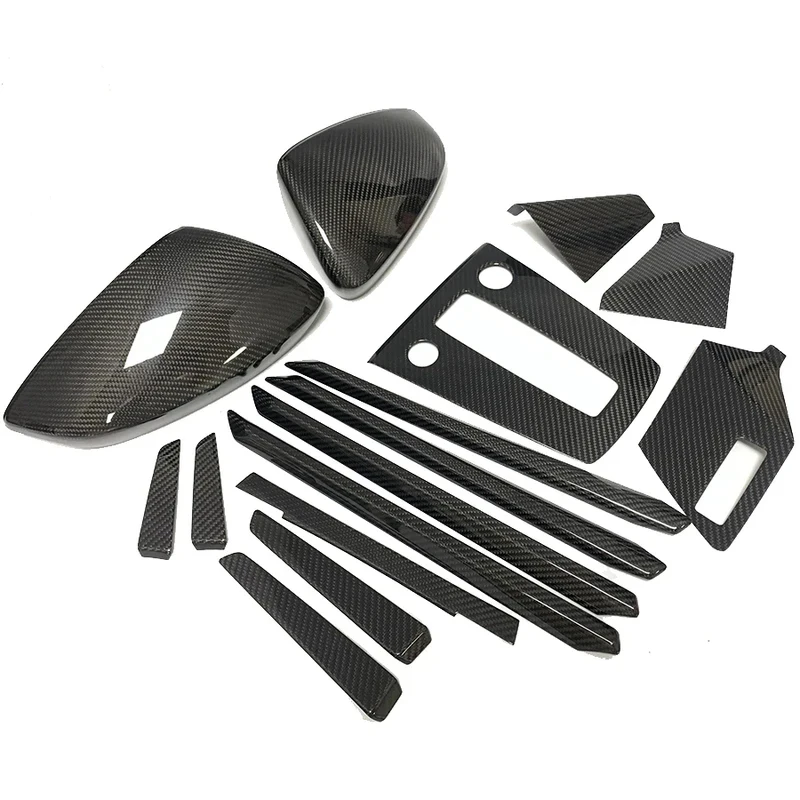 

Carbon Fiber Dashboard Center Console & Rearview Mirror For Interior Accessories in A3 RS3 Vehicle Decorations