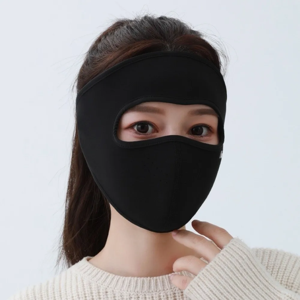 Maschera unisex autunno inverno Maschera calda anti-freddo a pieno facciale Maschera da ciclismo ispessita antivento Protezione per le orecchie