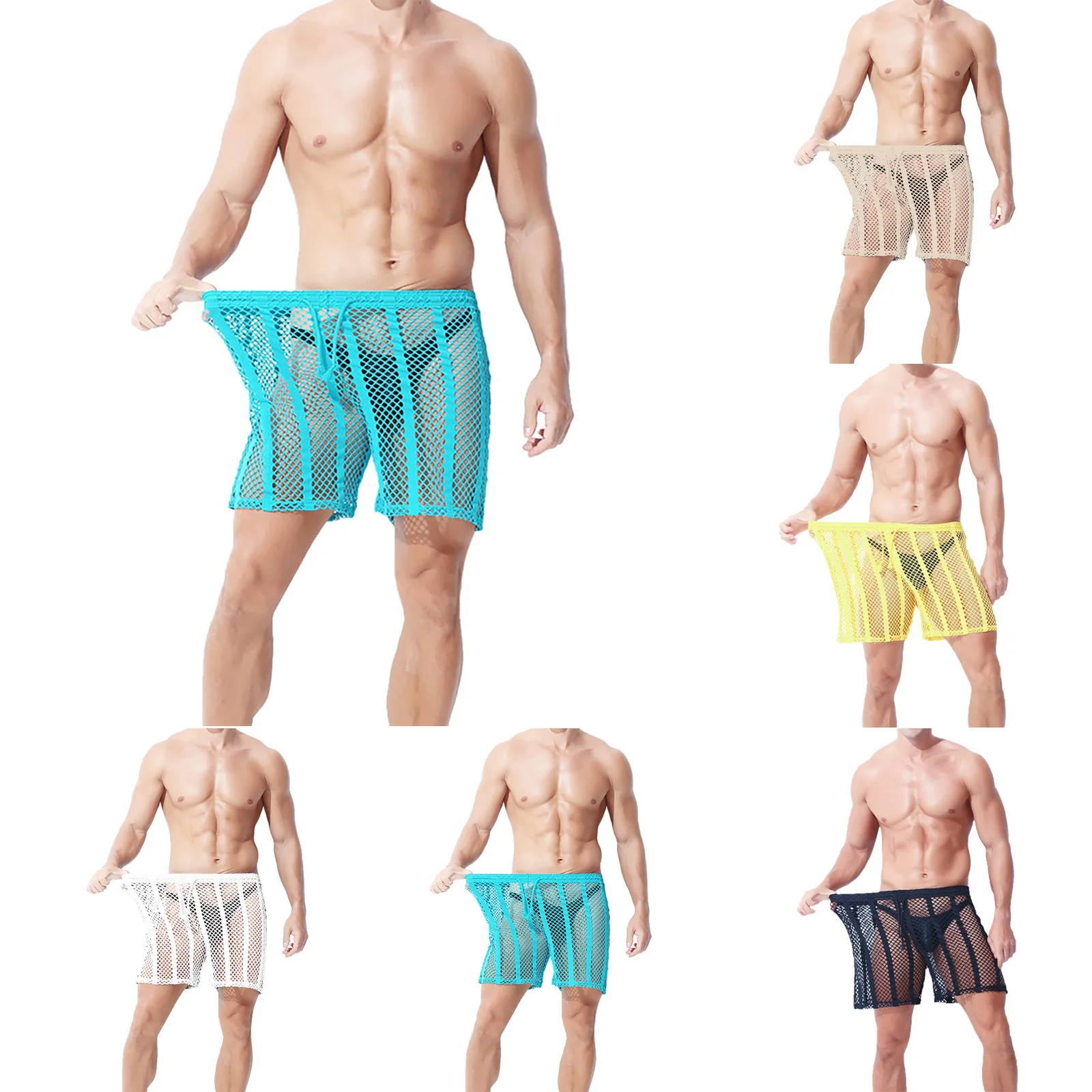 

Мужская рубашка с мышечным автомобилем, модные трусики в полоску с полной меткой, прямая цилиндрическая сетка, вентиляция, плоский угол, короткая корзина для курицы