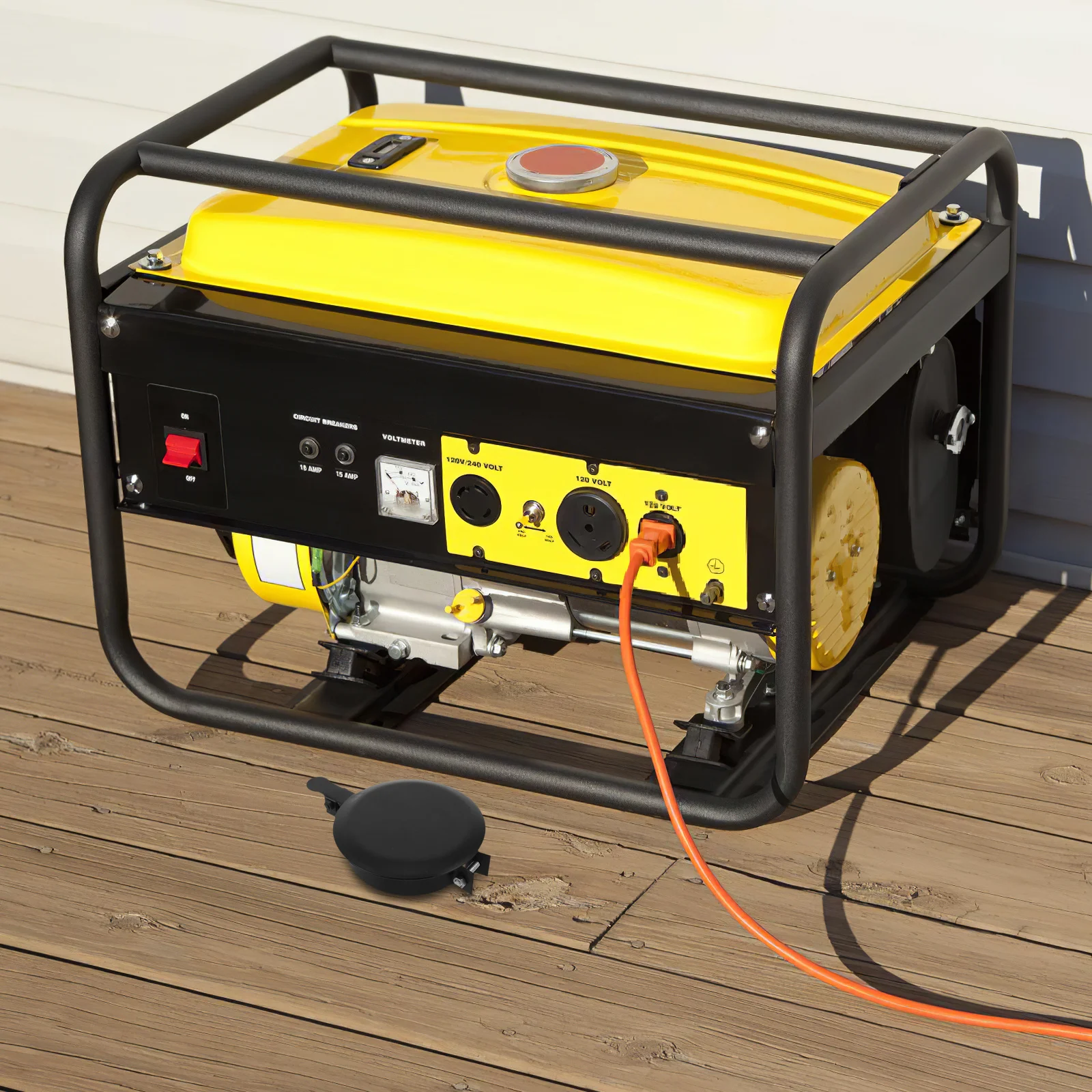 

Exhaust Pipe Rainproof Cap Heavy Duty Metal Generator Weather Cover For Outdoor Diesel Generators Waterproof Exhaust Protection