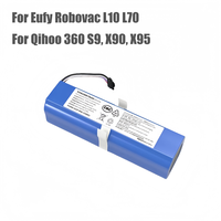 14.8V 6500mAh Battery Pack for Qihoo 360 X90 X95 S9 Eufy Robovac L70 Hybrid Series Robotic Vacuum Cleaner Replacement Batteries