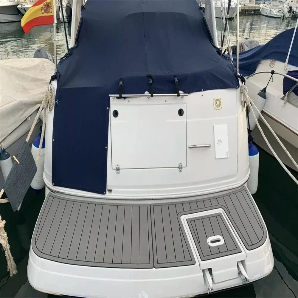 Customized 1997 Mainship 34 Swim Platform Cockpit Pad Boat EVA Foam Teak Deck Floor Mat for Cabin/Deck Decoration Anti-slip Mat