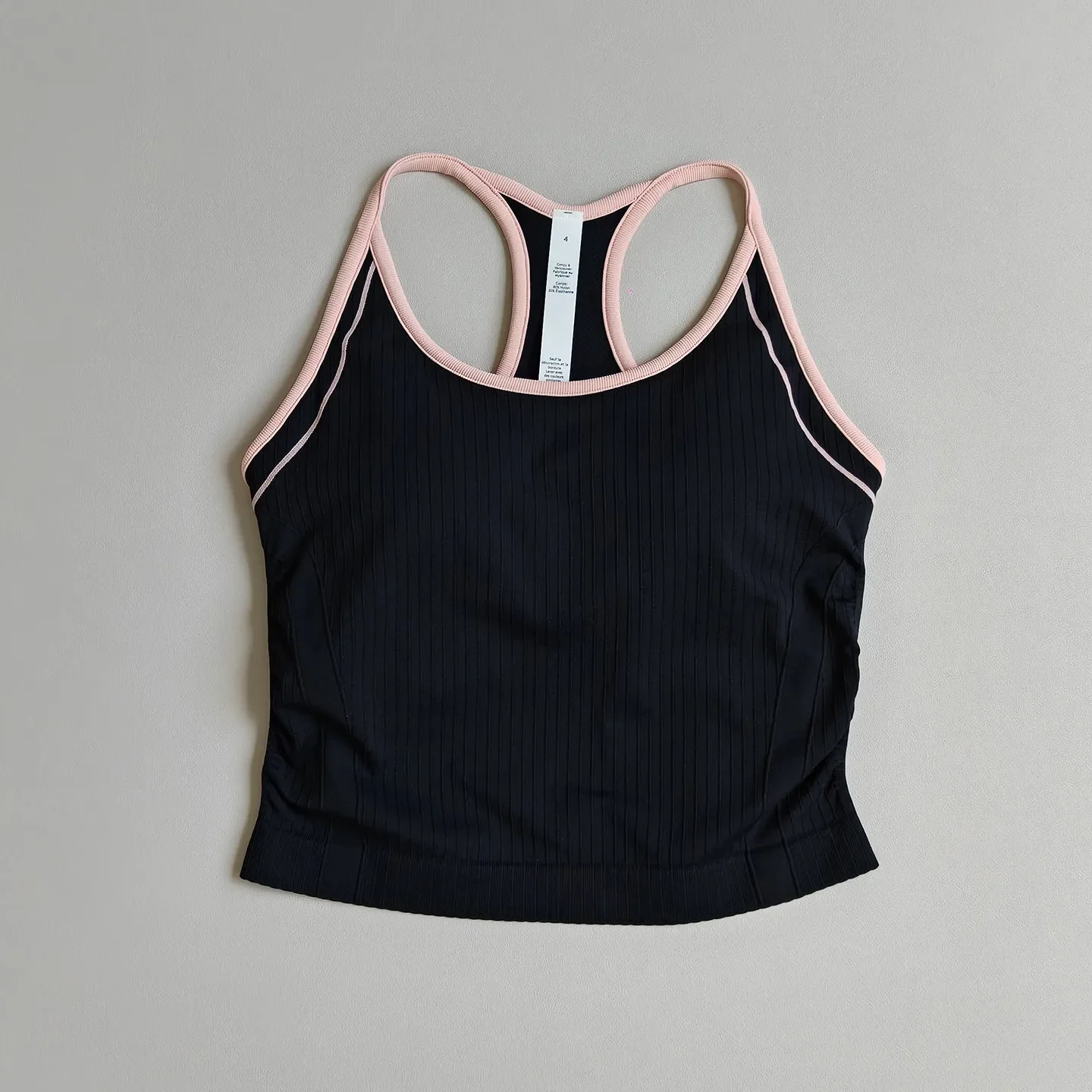 Women's Push-up Shock-proof Sports Bra Yoga Vest with Chest Pads for Breast Reduction Gym Running Pilates Training Fitness