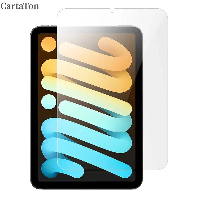 واقي شاشة الكمبيوتر اللوحي لهاتف أبل آيفون آي باد ميني 7 2024 8.3 "9H غطاء كامل من الزجاج المقسى الشفاف غطاء فيلم زجاجي واقي