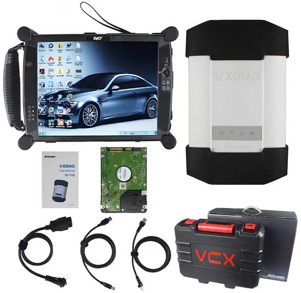 

VXDIAG Xentry Diagnosis VCI C6 DOIP &AUDIO Pass Thru Multi Diagnostic Tool With Software V2024.09 Installed On EVG7 Tablet PC